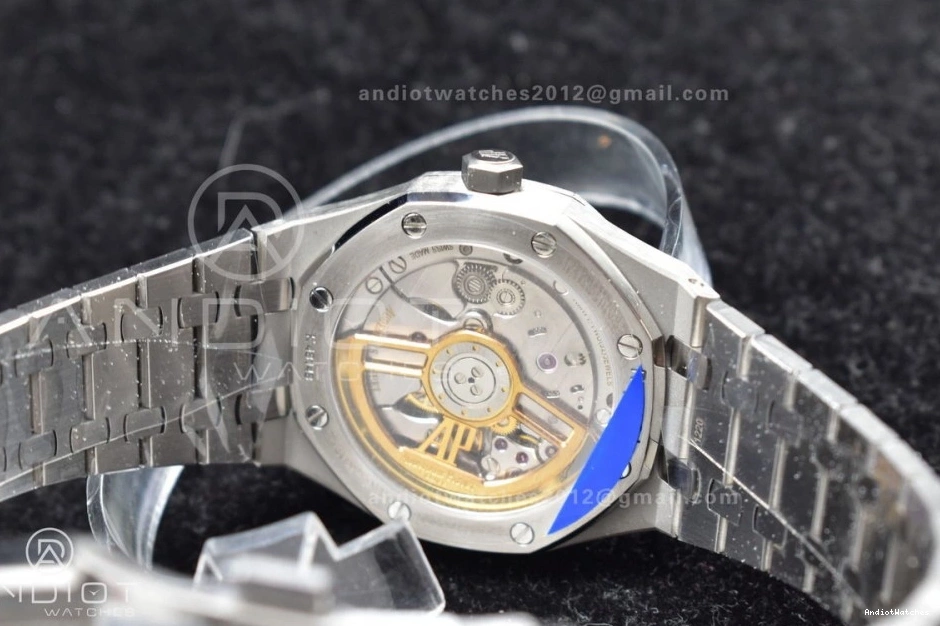 Dial Oak SS 41mm Royal Affordable Textured Clone Best Super on APSF A4302 449 Bracelet Edition SS White 15500 1:1 0504